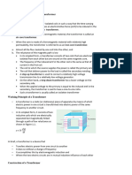 Introduction To Transformer: Characteristics of The Practical Transformer