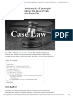 Understanding The Relationship of - Principal-Principal - Basis in Light of The Case of Tata Motors Ltd. v. Antonio Paulo Vaz - Ipleaders