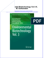 (Download PDF) Environmental Biotechnology Vol 3 K M Gothandam Online Ebook All Chapter PDF