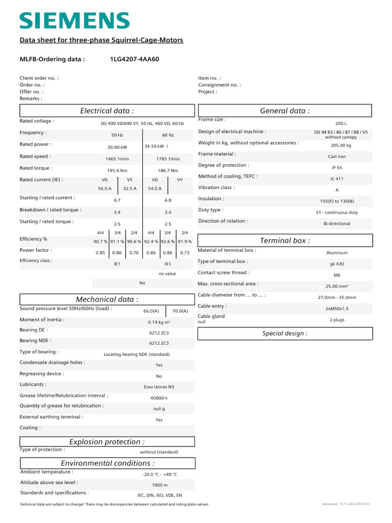 1LG4207-4AA60 Datasheet en | PDF | Electrical Engineering | Electricity