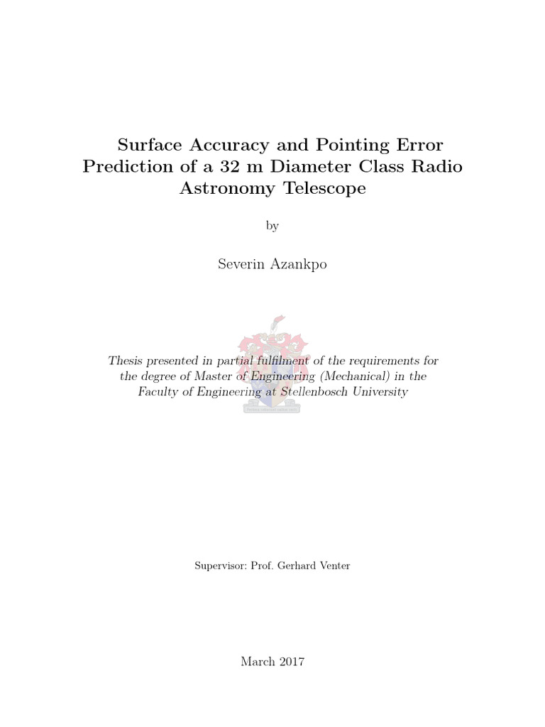 Azankpo surface 2017 download free pdf nasa deep space network