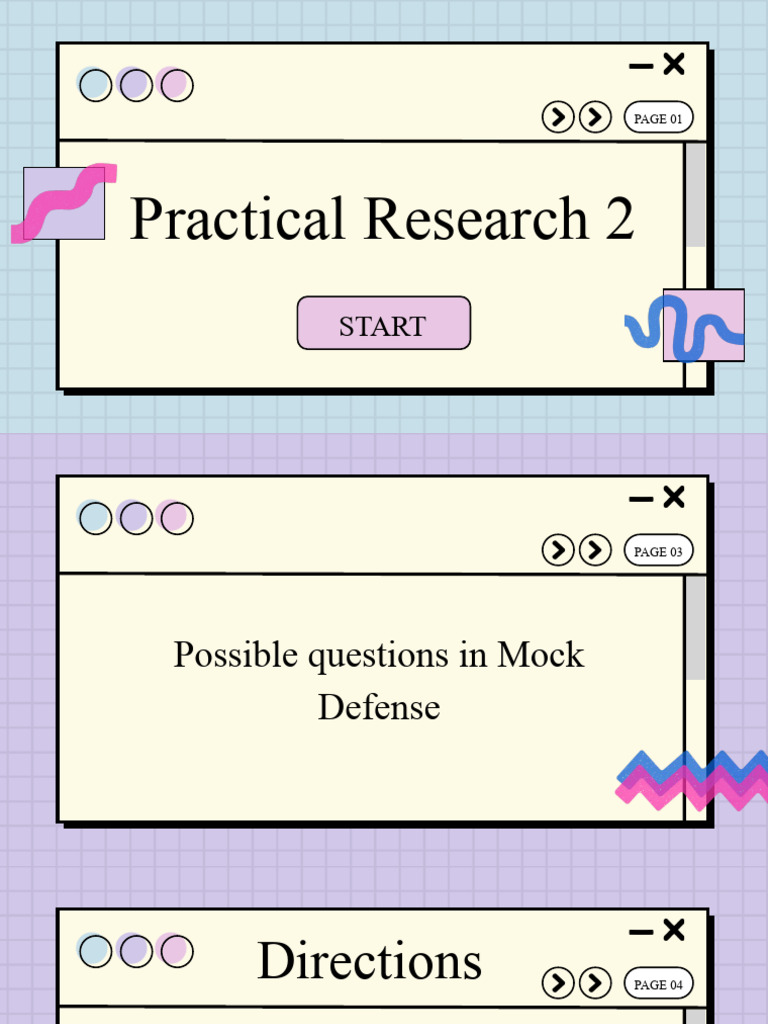 Colorful Aesthetic Simple Thesis Defense Presentation | PDF | Self ...