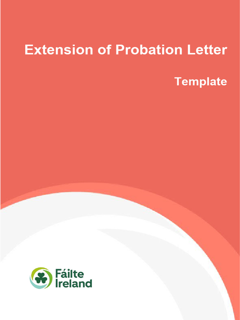Extension of Probation Letter Template | PDF | Career & Growth