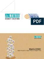 Presentation Matrix COSEC For End Users