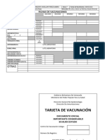 Tarjeta de Vacuna