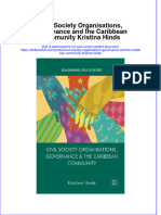 [Download pdf] Civil Society Organisations Governance And The Caribbean Community Kristina Hinds online ebook all chapter pdf 