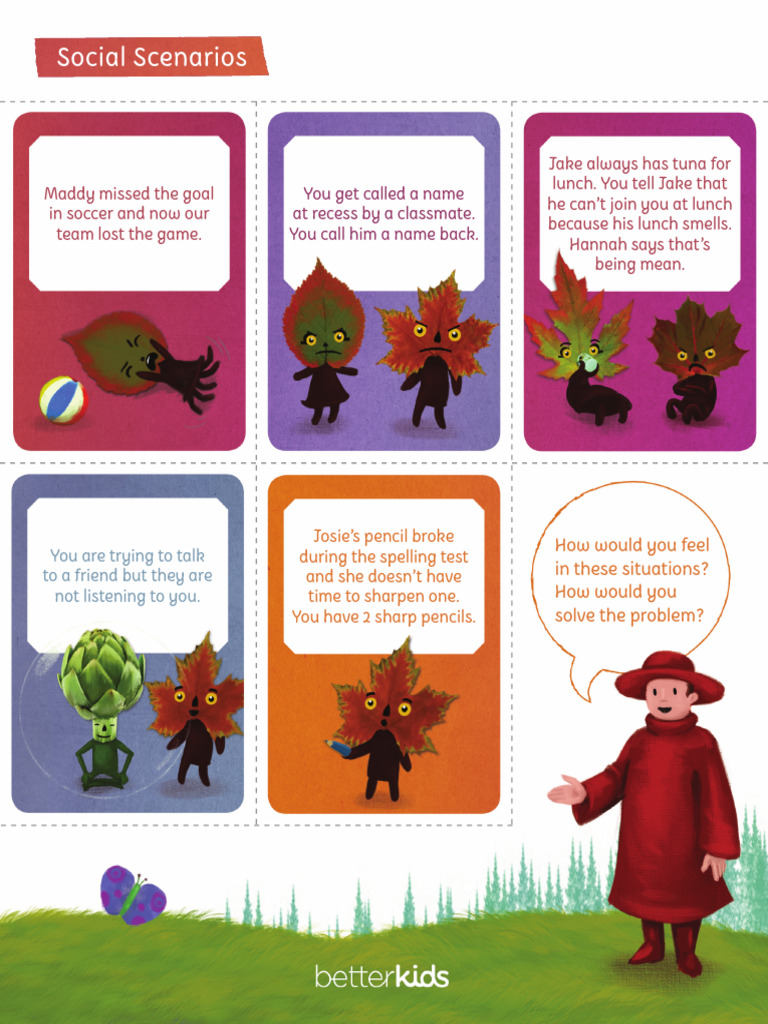 Social Scenario Problem Solving Task | PDF