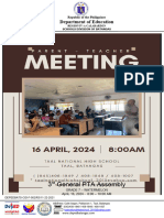 3rd Pta Meeting
