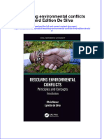 (Download PDF) Resolving Environmental Conflicts Third Edition de Silva Online Ebook All Chapter PDF