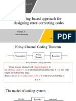 Learning-Based Approach For Designing Error-Correcting Codes