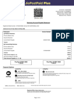 Jio Mobile Bill May 2022