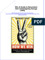 (Download PDF) How We Win A Guide To Nonviolent Direct Action Campaigning George Lakey Online Ebook All Chapter PDF