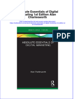 [Download pdf] Absolute Essentials Of Digital Marketing 1St Edition Alan Charlesworth online ebook all chapter pdf 
