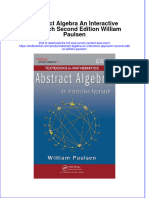 (Download PDF) Abstract Algebra An Interactive Approach Second Edition William Paulsen Online Ebook All Chapter PDF