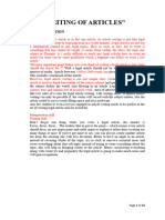 Legal Article Writing PROJECT PDF