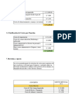 Tabla Desarrollado en Excel