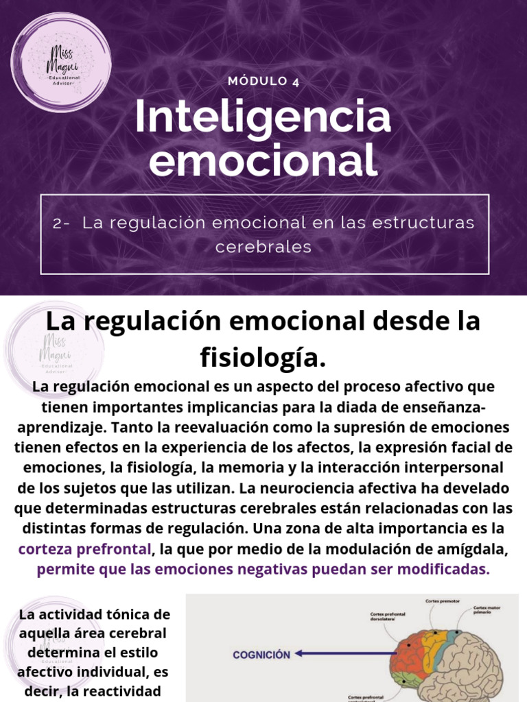 Regulación Emocional y Cerebro | PDF | Las emociones | Amígdala