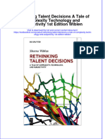 [Download pdf] Rethinking Talent Decisions A Tale Of Complexity Technology And Subjectivity 1St Edition Wiblen online ebook all chapter pdf 
