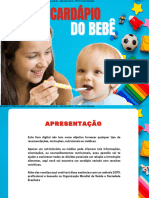 Receitas Cardápio Do Bebê