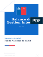 Balance Gestion Integral FONASA 2021