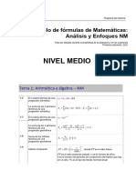 Cuadernillo de Fórmulas NM (2023)