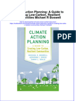 (Download PDF) Climate Action Planning A Guide To Creating Low Carbon Resilient Communities Michael R Boswell Online Ebook All Chapter PDF