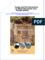 (Download PDF) Climate Change and Soil Interactions 1St Edition Majeti Narasimha Vara Prasad Editor Online Ebook All Chapter PDF