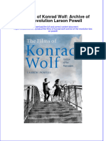 (Download PDF) The Films of Konrad Wolf Archive of The Revolution Larson Powell Online Ebook All Chapter PDF