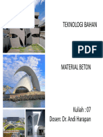 Kuliah 07 Material Beton