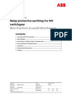 2NGA001644 - Earthing of Relay To MV Switchgear