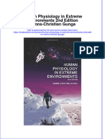 [Download pdf] Human Physiology In Extreme Environments 2Nd Edition Hanns Christian Gunga online ebook all chapter pdf 
