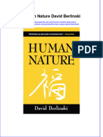 [Download pdf] Human Nature David Berlinski online ebook all chapter pdf 