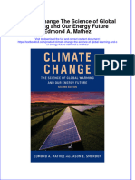 [Download pdf] Climate Change The Science Of Global Warming And Our Energy Future Edmond A Mathez online ebook all chapter pdf 