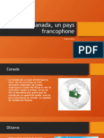 Canada, Un Pays Francophone