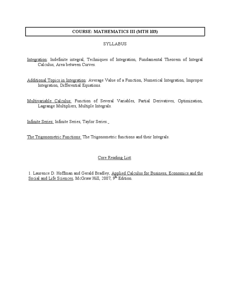 Maths III | PDF