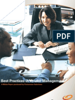 Best Practices Vendor Management