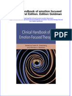 [Download pdf] Clinical Handbook Of Emotion Focused Therapy First Edition Edition Goldman online ebook all chapter pdf 