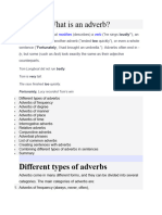 Adverb and Its Types