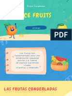 Colorful Fruits & Vegetables Education Slide
