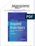 [Download pdf] Acquired Brain Injury An Integrative Neuro Rehabilitation Approach Jean Elbaum online ebook all chapter pdf 