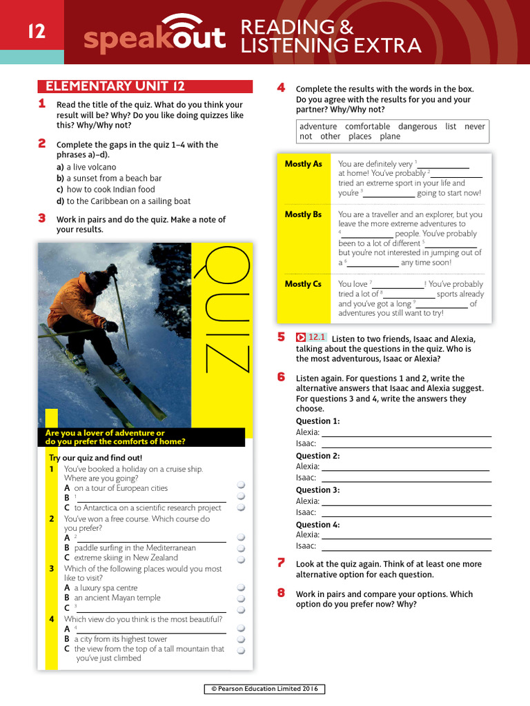 So 2nd Ed Ele Read Extra U12 | PDF