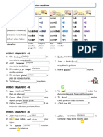 Rellenado A1 Ejercicios Pres de Ind Verbos Regulares e Interrogativos - Editable