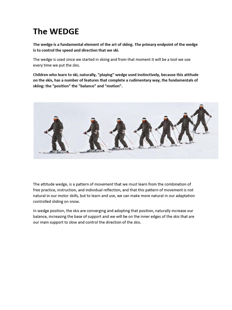 The Wedge Pdf Anatomical Terms Of Motion Ski