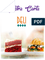 Carta Deli Cafe 2022