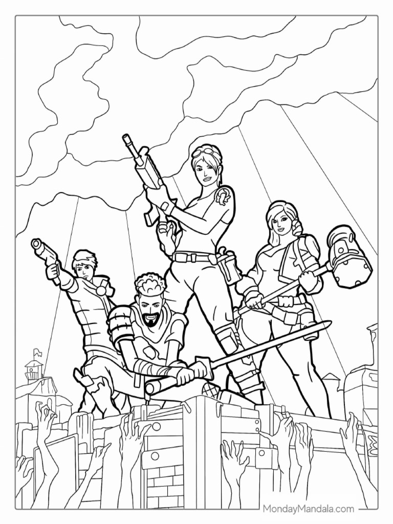 Ziggy Fortnite Coloring Page