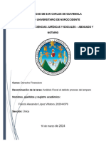 Analisis Fiscal Al Debido Proceso Del Amparo