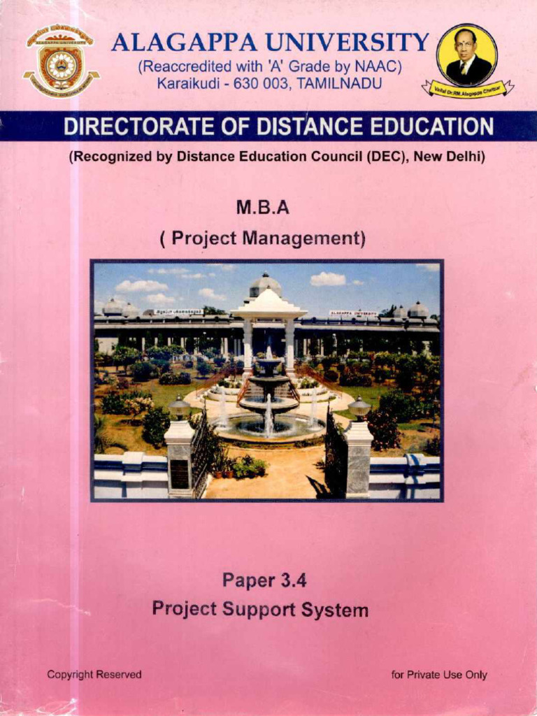 PG - M.B.a Project Management - Project Management - 332 34 Project ...