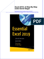 (Download PDF) Essential Excel 2019 A Step by Step Guide David Slager Online Ebook All Chapter PDF