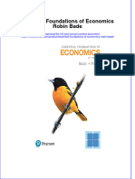 (Download PDF) Essential Foundations of Economics Robin Bade Online Ebook All Chapter PDF