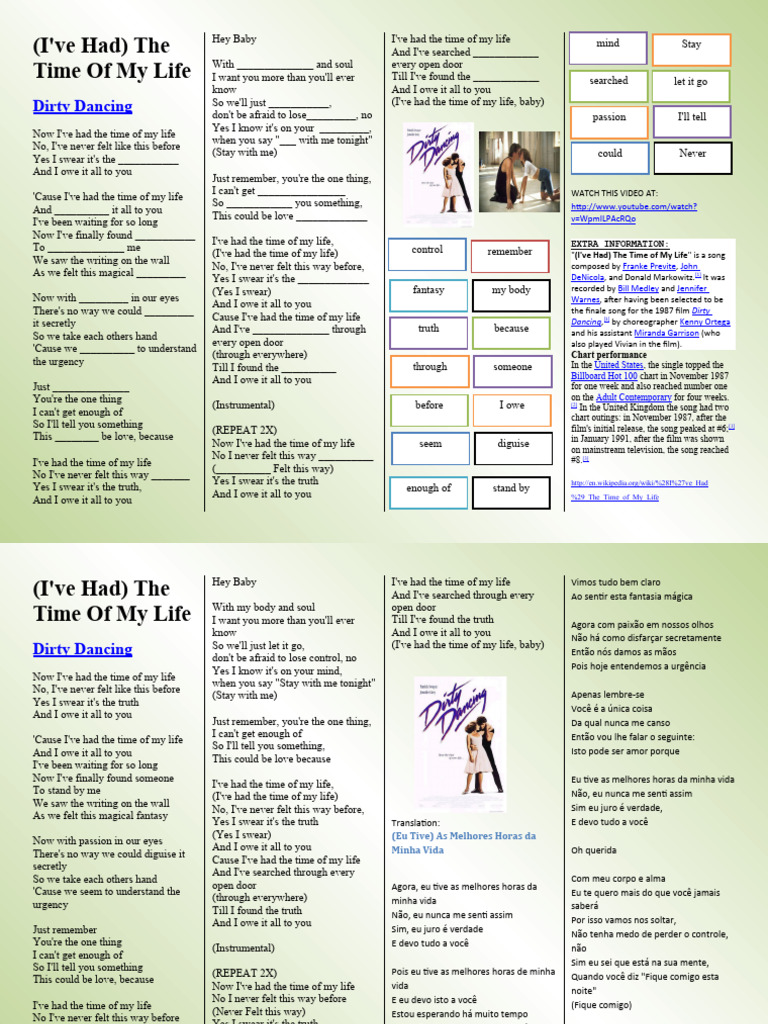 Dirty Dancing's Iconic Finale Song | PDF | Recorded Music | Music Industry